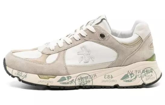 Кроссовки Premiata Lifestyle Shoes Men Low-top Sandy Beige, бежевый