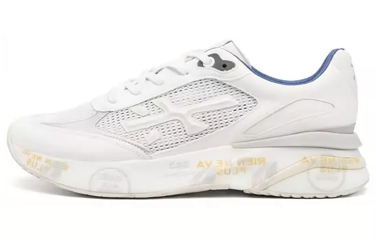 Кроссовки Premiata Lifestyle Shoes Men Low-top White, белый