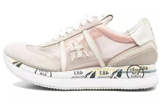 Кроссовки Premiata Lifestyle Shoes Women's Low-top Pink, розовый