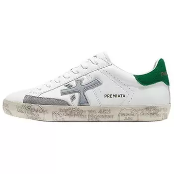 Кроссовки Premiata Skateboarding Shoes Men Low-top, зеленый