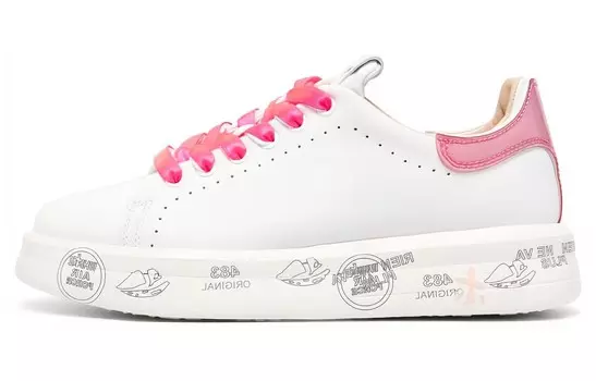 Кроссовки Premiata Skateboarding Shoes Women's Low-top Pink, розовый