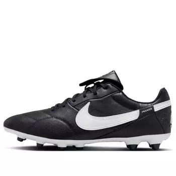 Кроссовки premier 3 low fg 'black white' Nike, черный
