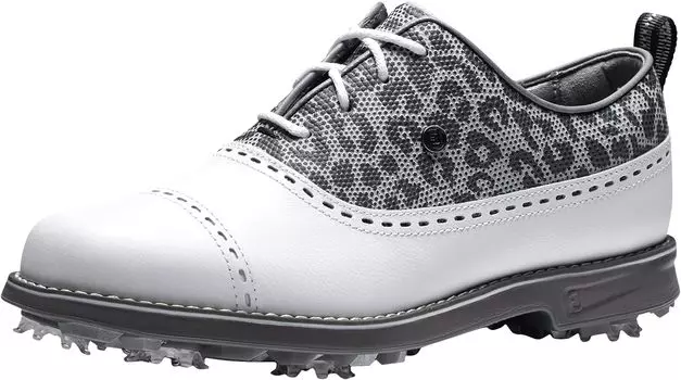 Кроссовки Premiere Series - Cap Toe Golf Shoes FootJoy, цвет White/Leopard
