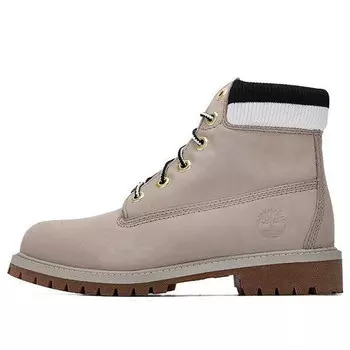 Кроссовки premium 6 inch heritage cupsole boots 'light taupe nubuck' Timberland, серый