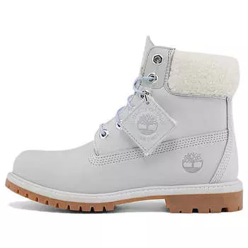 Кроссовки premium 6 inch waterproof boot 'light grey nubuck' Timberland, серый