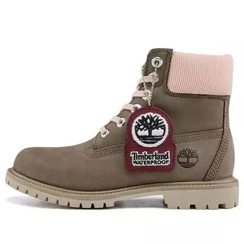 Кроссовки premium 6 inch waterproof boot 'olive nubuck' Timberland, зеленый
