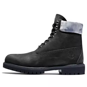 Кроссовки premium 6 inch waterproof boots 'black nubuck with grey camo collar' Timberland, черный