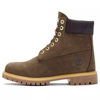 Кроссовки premium 6 inch waterproof boots 'dark brown nubuck' Timberland, коричневый