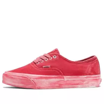 Кроссовки premium authentic reissue 44 'washed red' Vans, красный