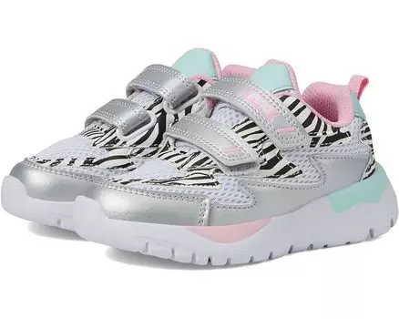 Кроссовки Primigi 39605, цвет White/Silver/Zebra