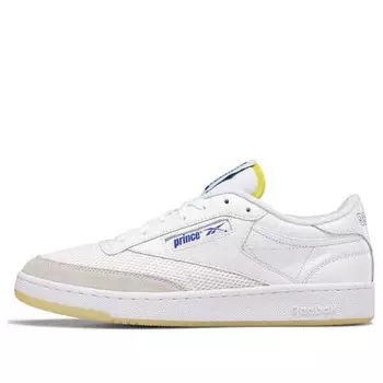 Кроссовки prince x club c 85 'white bright cobalt' Reebok, белый