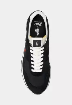Кроссовки PRL TRAIL 100 SUEDE & OXFORD SNEAKER Polo Ralph Lauren, черный