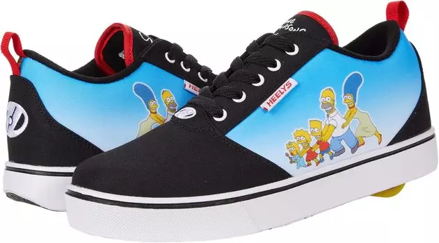 Кроссовки Pro 20 Prints Simpson Heelys, цвет Black/Cyan/Multi