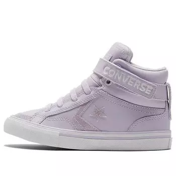 Кроссовки pro blaze strap easy on high 'vapor violet glitter' Converse, фиолетовый