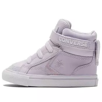 Кроссовки pro blaze strap easy on high 'vapor violet glitter' Converse, фиолетовый