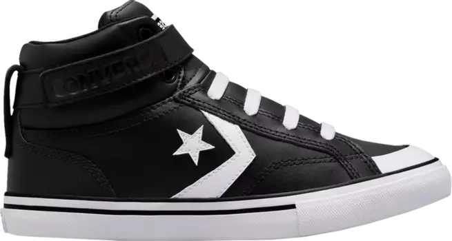 Кроссовки Pro Blaze Strap Leather High GS 'Black White', черный