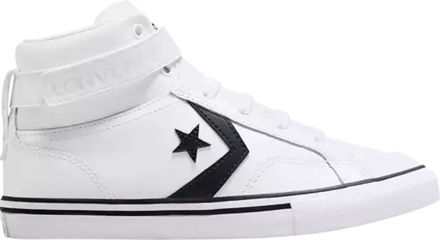 Кроссовки Pro Blaze Strap Leather High GS 'White Black', белый
