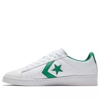Кроссовки pro leather og low 'white green' Converse, белый