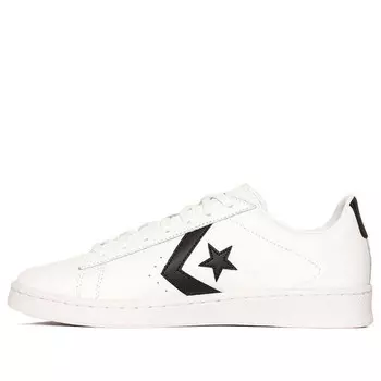 Кроссовки pro leather ox 'white black' Converse, черный