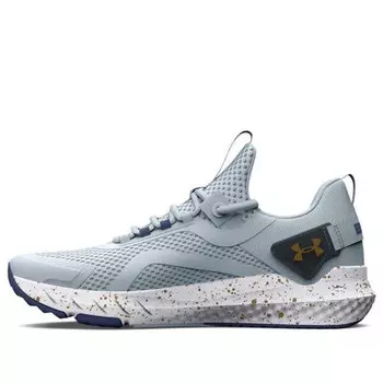 Кроссовки project rock 1 'halogen blue metallic gold' Under Armour, синий