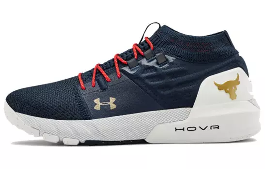 Кроссовки Project Rock 2 унисекс с низким верхом синего цвета Under Armour