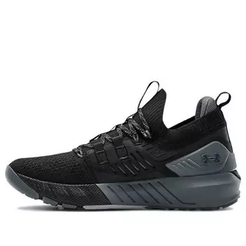 Кроссовки project rock 3 'black pitch grey' Under Armour, черный