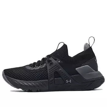 Кроссовки project rock 4 'black pitch grey' Under Armour, серый