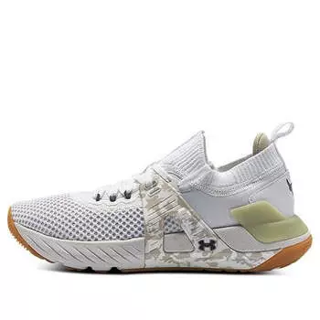 Кроссовки project rock 4 'camo - white pitch grey' Under Armour, белый