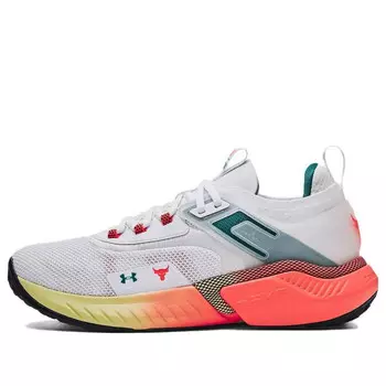Кроссовки project rock 5 'white after burn' Under Armour, белый