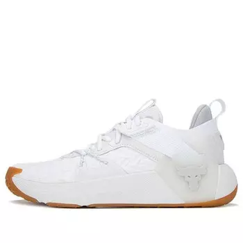 Кроссовки project rock 6 'white gum' Under Armour, серый