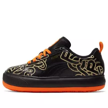 Кроссовки pronounce x suede mayu 'black orange' Puma, черный