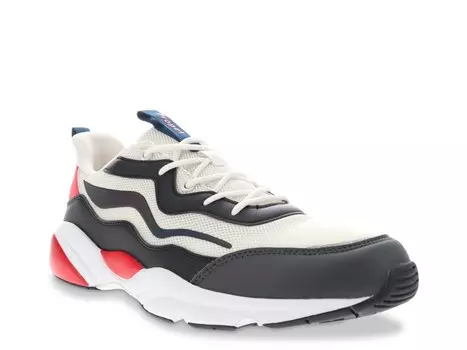 Кроссовки Propet мужские, серый-красный