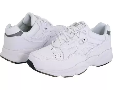 Кроссовки Propet Stability Walker Medicare/HCPCS Code = A5500 Diabetic Shoe, цвет White Leather