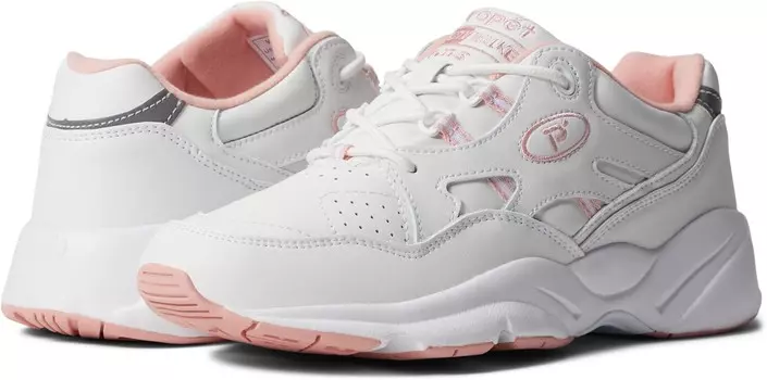 Кроссовки Propet Stability Walker Medicare/HCPCS Code = A5500 Diabetic Shoe, цвет White/Pink