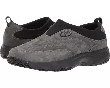 Кроссовки Propet Wash & Wear Slip-On II, цвет Pewter Suede