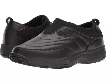 Кроссовки Propet Wash & Wear Slip-On II, черная кожа