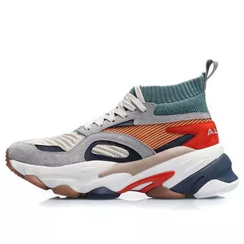 Кроссовки противоточные неоновые пришельцы Li-Ning, белый