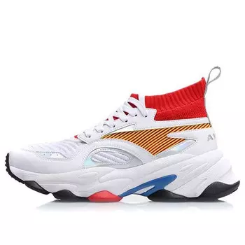 Кроссовки противоточные неоновые пришельцы Li-Ning, белый