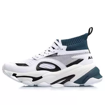 Кроссовки противоточные неоновые пришельцы Li-Ning, белый