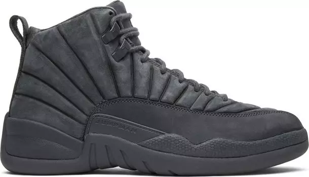 Кроссовки PSNY x Air Jordan 12 Retro Dark Grey, серый