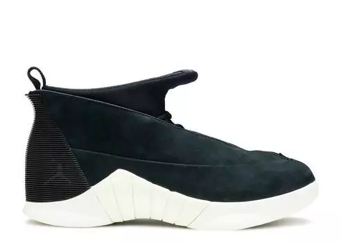 Кроссовки PSNY X AIR JORDAN 15 RETRO 'BLACK SUEDE', черный