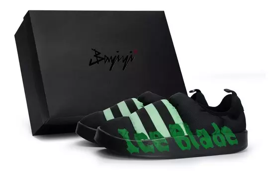 Кроссовки Puffylette Lifestyle унисекс с низким верхом зеленого цвета Adidas Originals