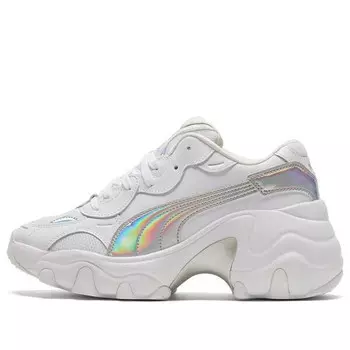 Кроссовки pulsar wedge 'iridescent - white silver' Puma, белый