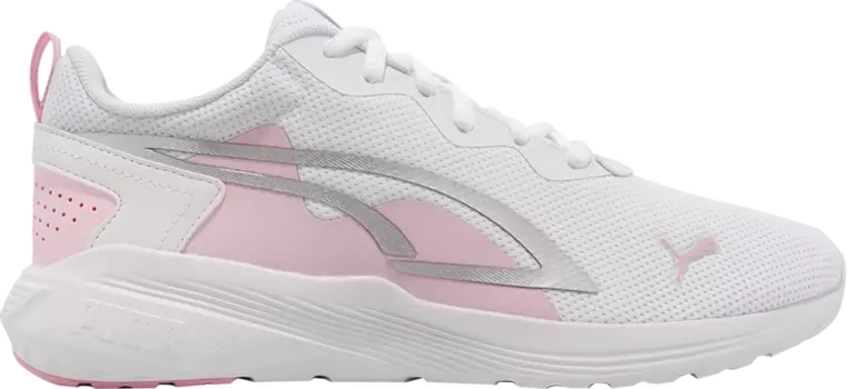 Кроссовки Puma All-Day Active White Pearl Pink, белый