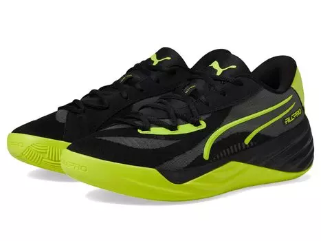 Кроссовки PUMA All-Pro Nitro, цвет Puma Black/Green Glare
