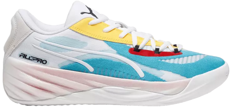 Кроссовки Puma All-Pro Nitro 'Pel Yellow Aqua', разноцветный