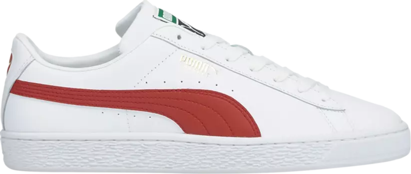 Кроссовки Puma Basket Classic 21 White Chili Oil, белый