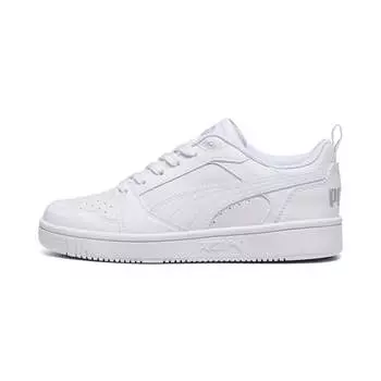 Кроссовки PUMA Big Kids Rebound V6 Lo, цвет white/cool light gray