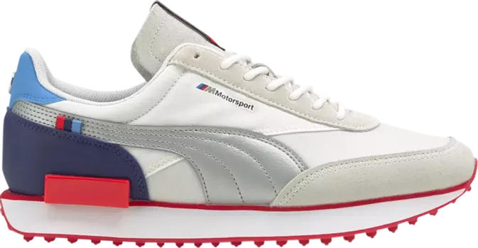 Кроссовки Puma BMW Motorsport x Future Rider White High Risk Red, белый