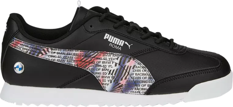 Кроссовки Puma BMW Motorsport x Roma Via Black White, черный